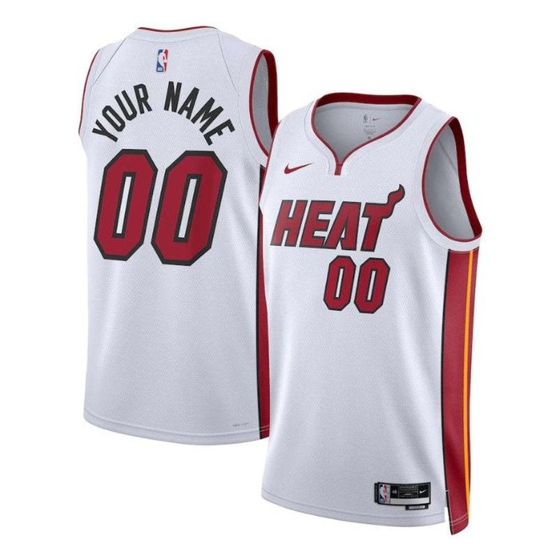 Camisa NBA Miami Heat Unissex 2023 Branca - Edição Associação 