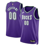 Camiseta unisex de la NBA de los Milwaukee Bucks 2023 - Edición Clásica - Morada 