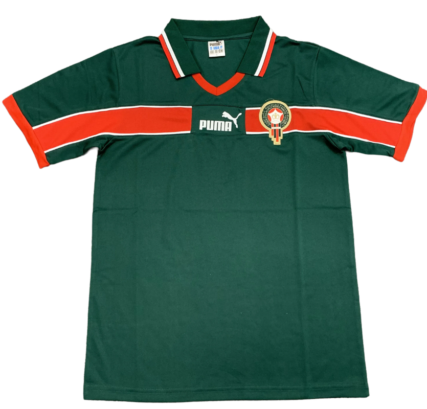 Camisa Marrocos 1998 I Home - Versão Retro