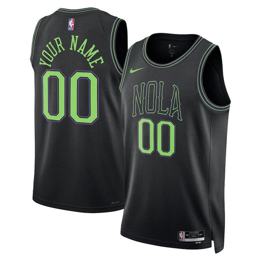Camiseta NBA unisex de los New Orleans Pelicans (23/24) - Negra - Edición City 
