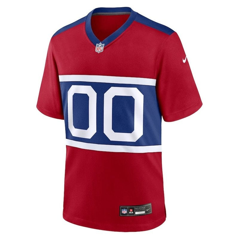 Camisa personalizada para jogo da NFL do New York Giants - Century Alternate - Vermelha 