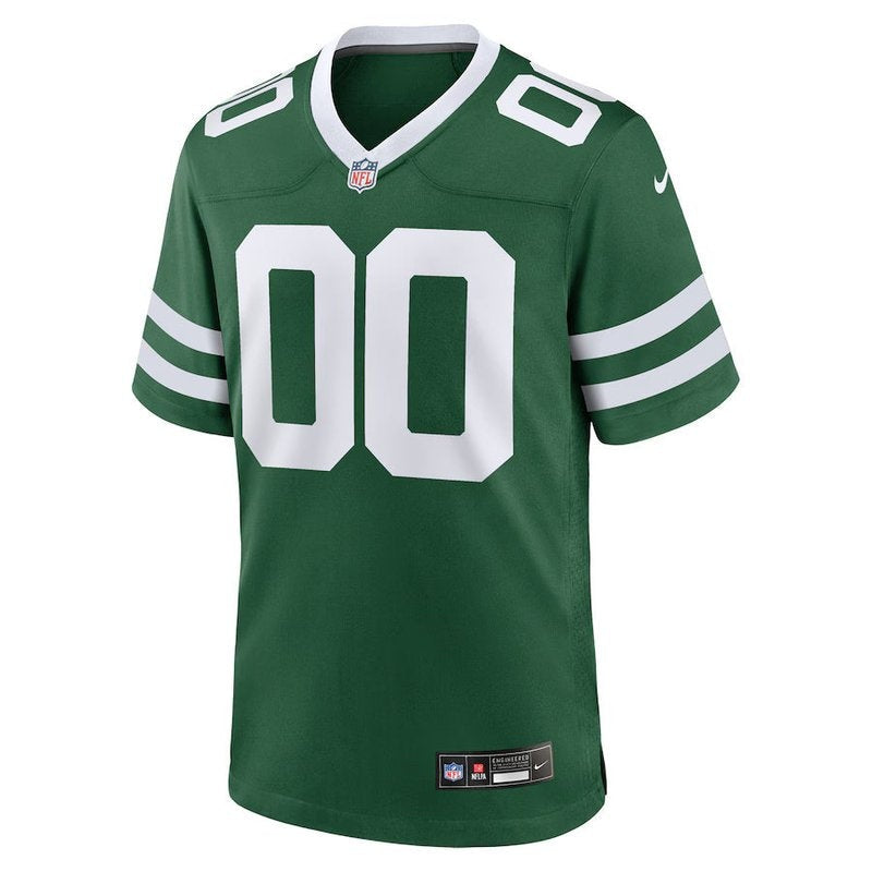 New York Jets - Camisa de jogo personalizada da NFL Legacy - Verde 