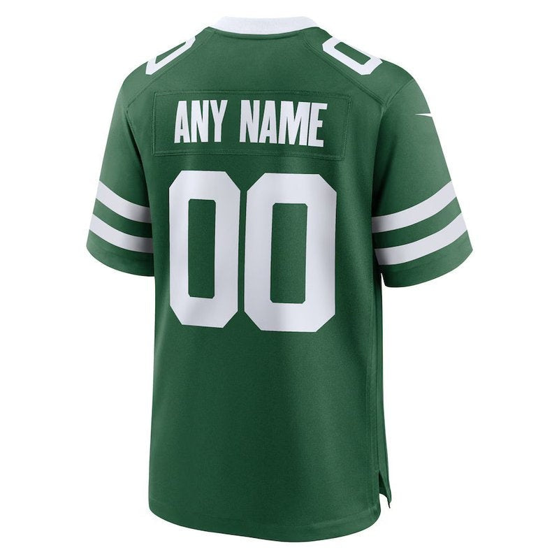 New York Jets - Camisa de jogo personalizada da NFL Legacy - Verde 