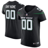 Camiseta personalizada Stealth de la NFL de los New York Jets - Negra