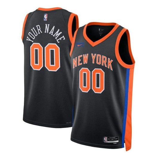 Camiseta unisex de la NBA de los New York Knicks 2023 - Edición City - Negra 