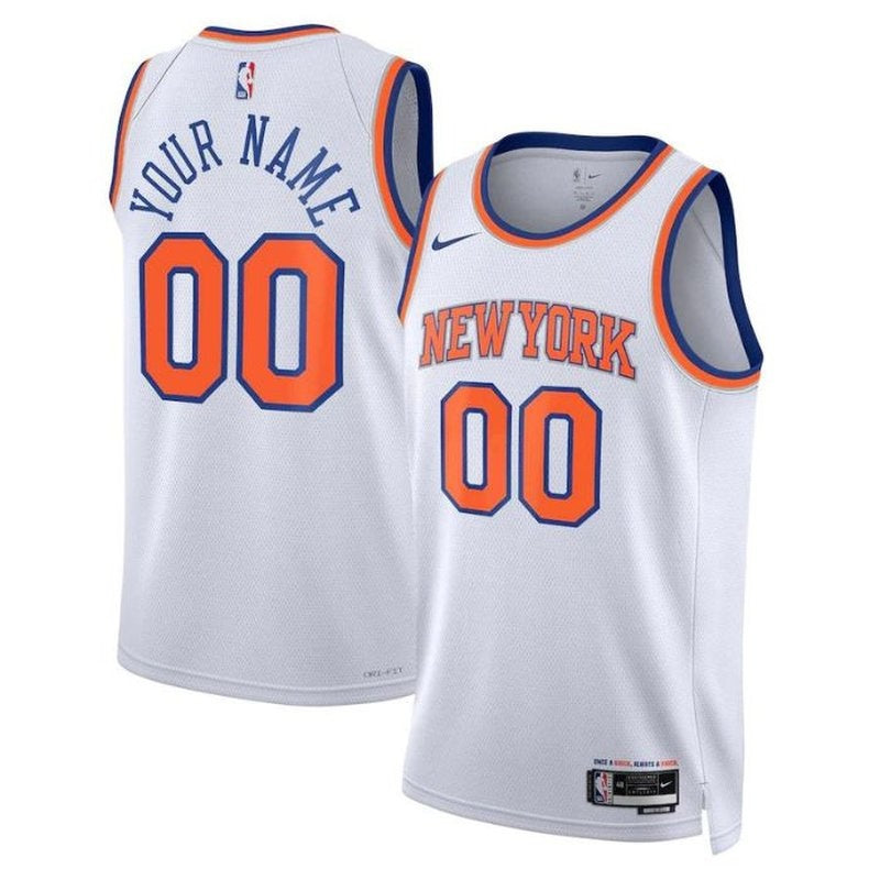 Camiseta unisex blanca de la NBA de los New York Knicks 2023 (edición de la asociación) 
