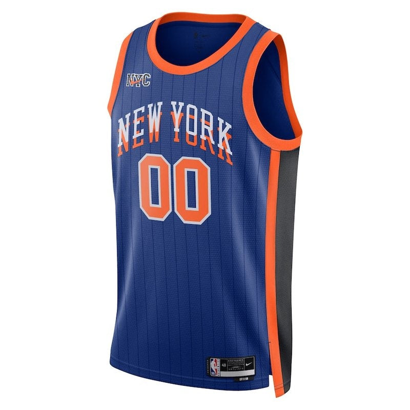 Camiseta NBA unisex de los New York Knicks 23/24 - Azul - Edición Ciudad 