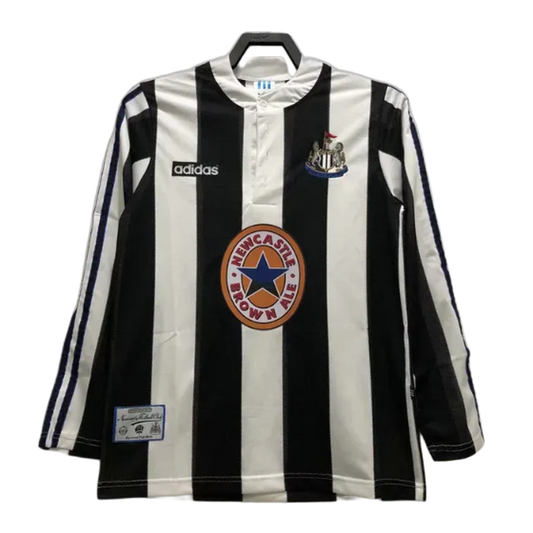 Camiseta local del Newcastle United 95/97 (versión retro de manga larga)