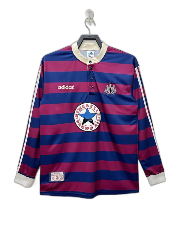 Camiseta de visitante del Newcastle United 95/97 II - Versión retro de manga larga