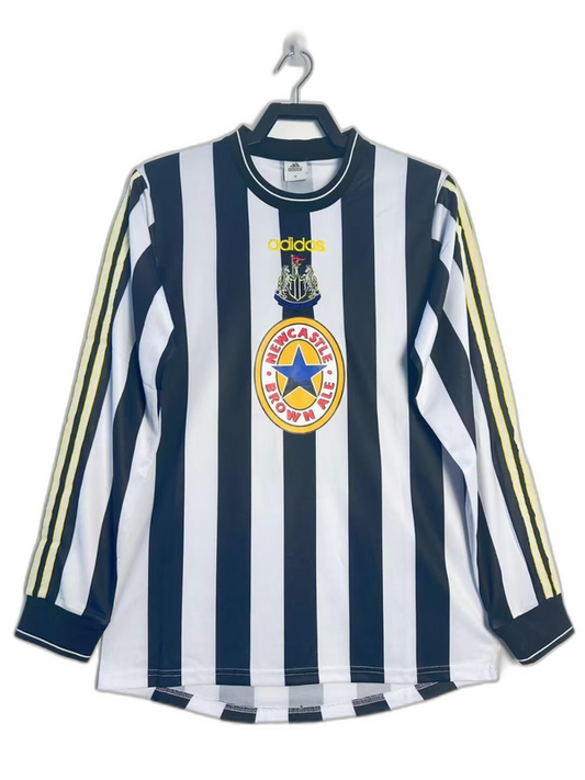 Camiseta local del Newcastle United 97/99 I - Versión retro de manga larga
