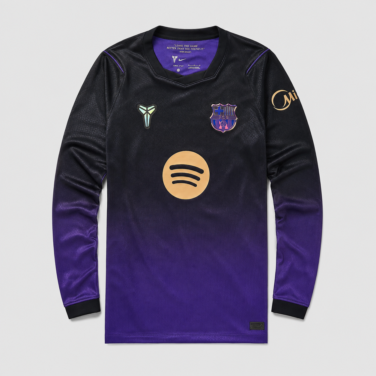 Barcelona 26/27 Away Long Sleeve Jersey - front