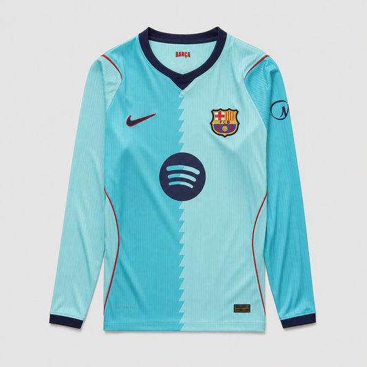 Barcelona 26/27 Third Long Sleeve Jersey - front