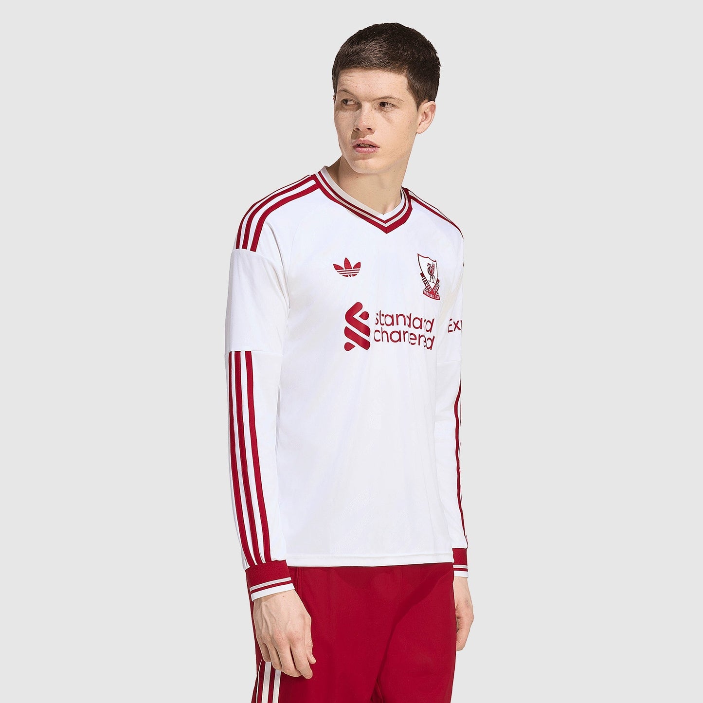Liverpool 26/27 Away Long Sleeve Jersey - worn by model front