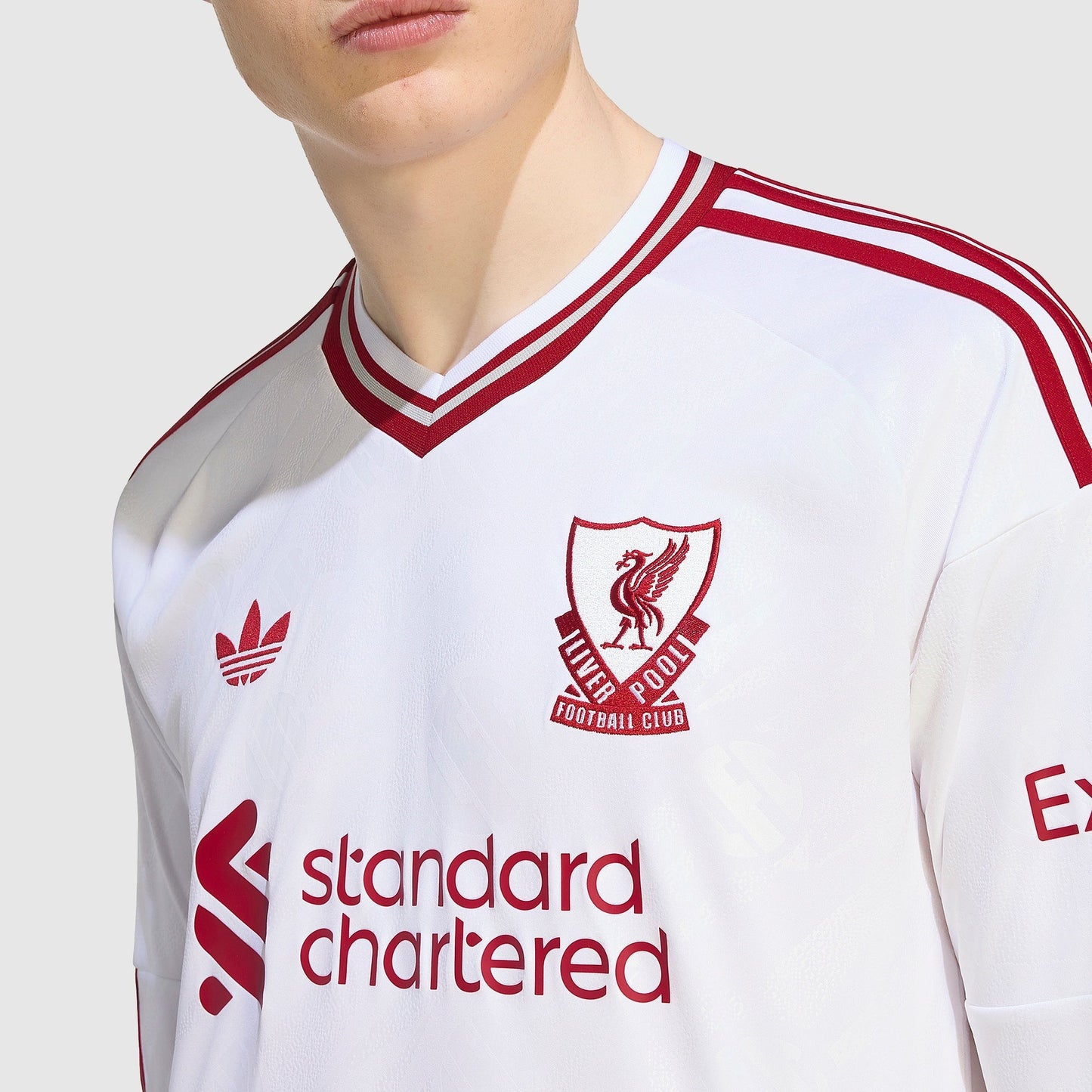 Liverpool 26/27 Away Long Sleeve Jersey - crest and collar detail