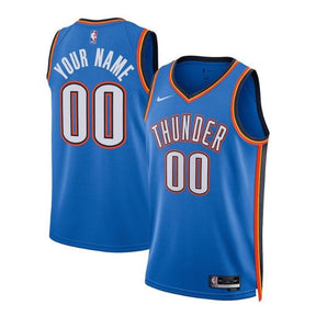 Camisa NBA Oklahoma City Thunder Unissex 2023 Azul - Edição Ícone 