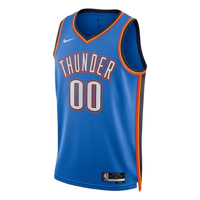 Camisa NBA Oklahoma City Thunder Unissex 2023 Azul - Edição Ícone 