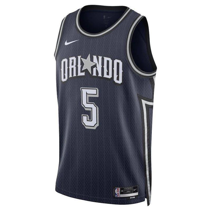 Camisa Paolo Banchero Orlando Magic Unissex 23/24 NBA - Azul-Marinho - Edição City 