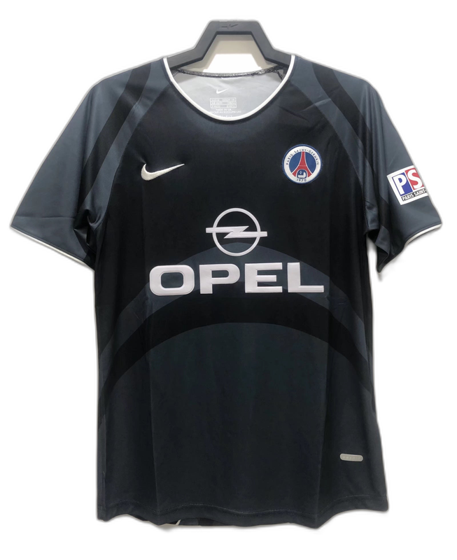 Camisa preta do Paris Saint-Germain (PSG) 2001 - Versão retrô