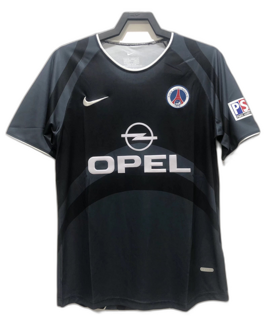 Camiseta negra del París Saint-Germain (PSG) 2001 (versión retro)