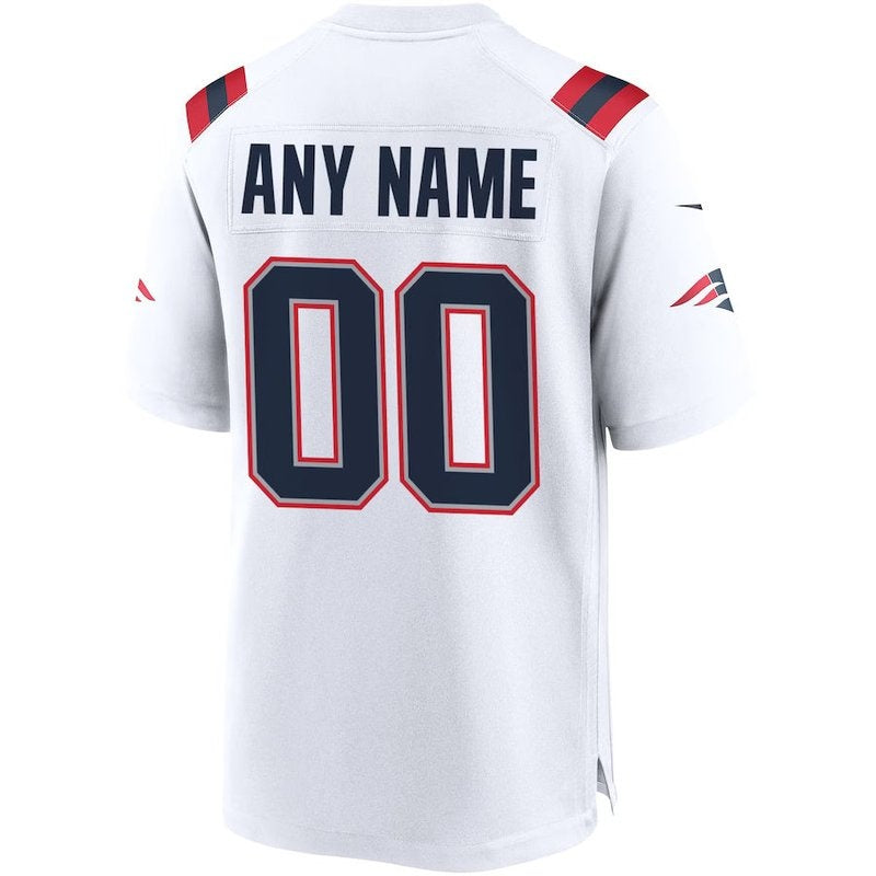 Patriotas - Camiseta personalizada de la NFL - Blanca