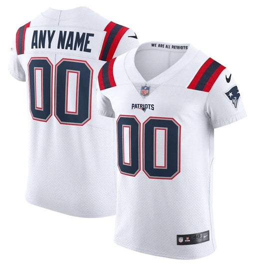 Patriotas - Camiseta personalizada de la NFL - Blanca
