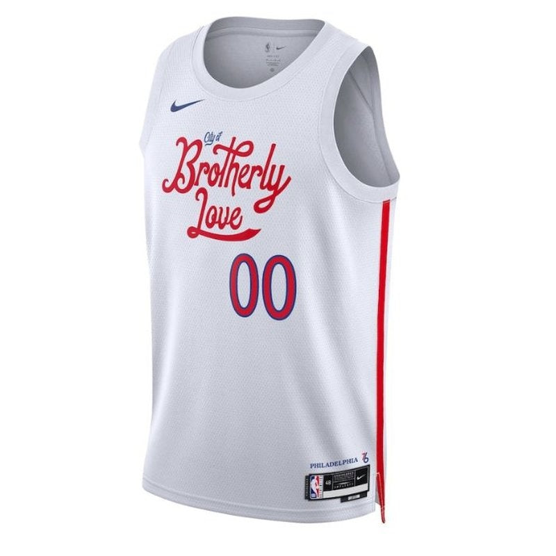 Camisa NBA Philadelphia 76ers Unissex 2023 - Edição City - Branca 