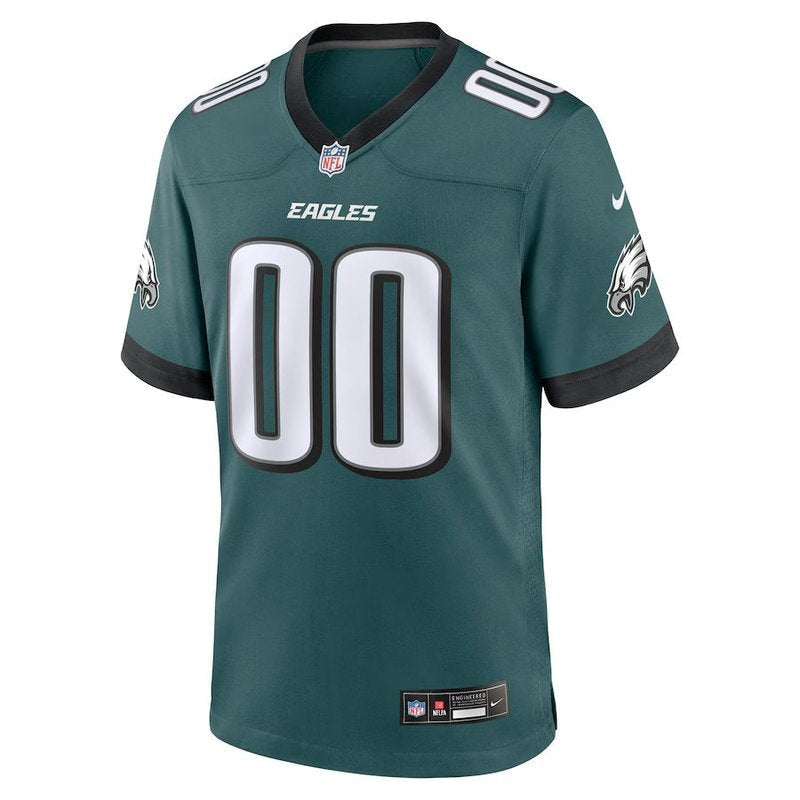 Camiseta personalizada de la NFL de los Philadelphia Eagles - Medianoche - Verde