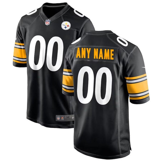 Camiseta personalizada de la NFL de los Pittsburgh Steelers - Negra