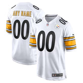 Camiseta personalizada de la NFL de los Pittsburgh Steelers - Blanca