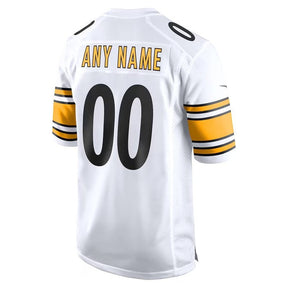 Camiseta personalizada de la NFL de los Pittsburgh Steelers - Blanca
