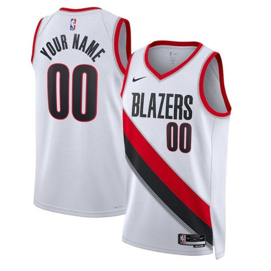 Camiseta unisex de la NBA Portland Trail Blazers 2023 blanca - Edición Asociación 