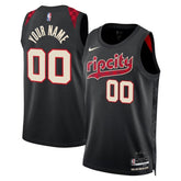 Camiseta unisex de la NBA Portland Trail Blazers 23/24 - Negra - Edición City 