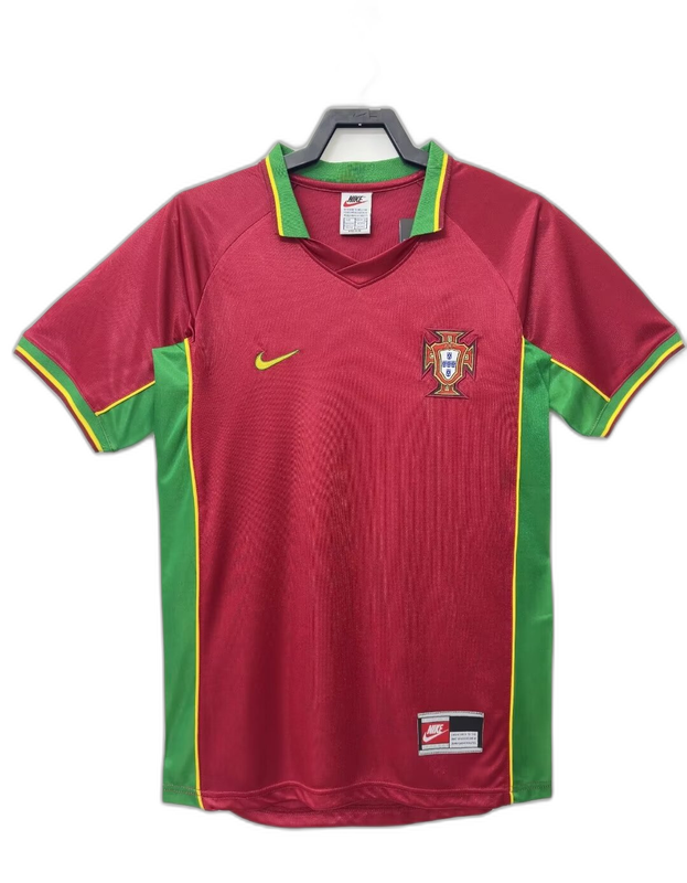 Camisa Portugal 1998 I Home - Versão Retro