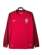 Camisa Portugal 2016 I Home - Manga Longa Versão Retro