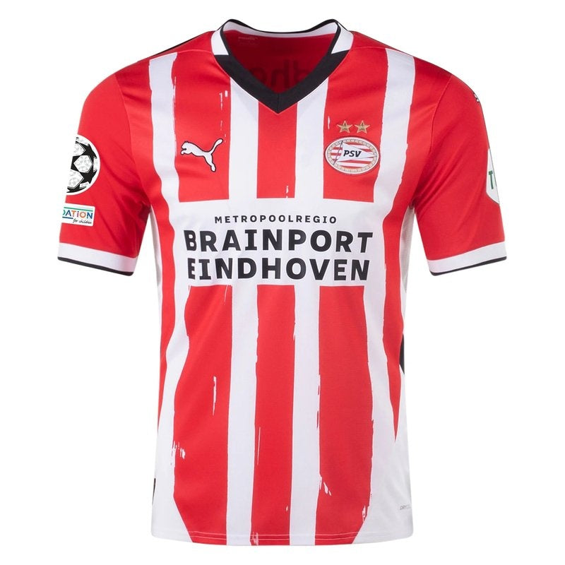 Camisa titular do PSV Eindhoven 24/25 I da UCL - Versão Torcedor 