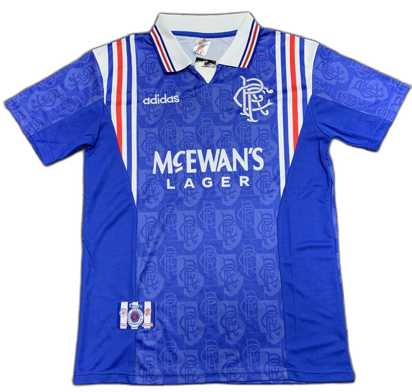 Camiseta local del Rangers FC 96/97 I - Versión retro