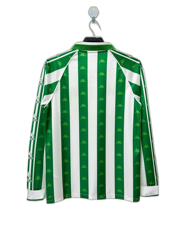Camisa Real Betis 95/97 I Home - Manga Longa Versão Retro