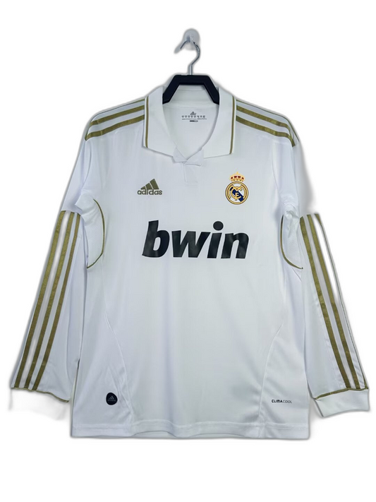 Camiseta de local del Real Madrid 11/12 I - Manga larga, versión retro