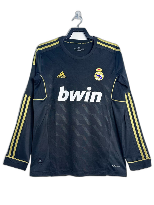Real Madrid 11/12 II Away Manga Longa - Versão Retro