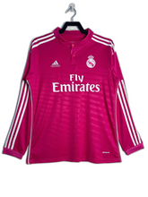 Camisa reserva do Real Madrid 14/15 II - Versão retrô de manga comprida