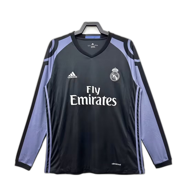 Camisa Real Madrid III 16/17 - Manga Longa - Versão Retro