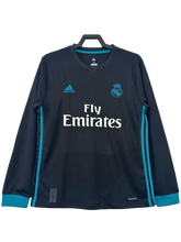 Camisa reserva do Real Madrid 17/18 II - Versão retrô de manga comprida