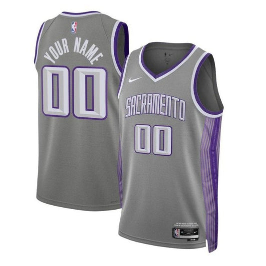 Camisa NBA Sacramento Kings Unissex 2023 - Edição City - Preta 