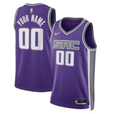 Camiseta unisex de la NBA de los Sacramento Kings 2023, morada - Edición Icon 