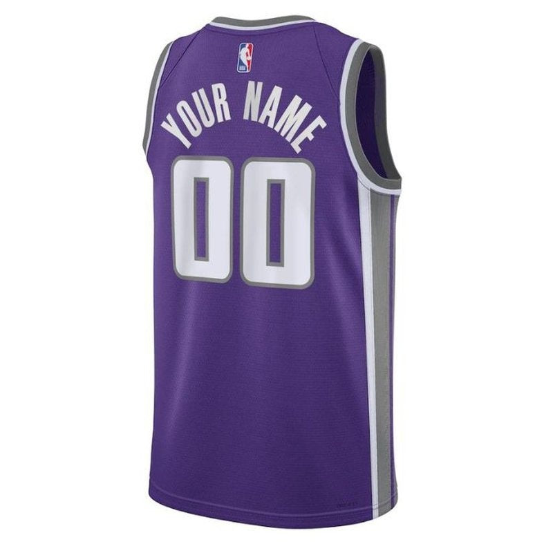 Camisa NBA Sacramento Kings Unissex 2023 Roxa - Edição Ícone 