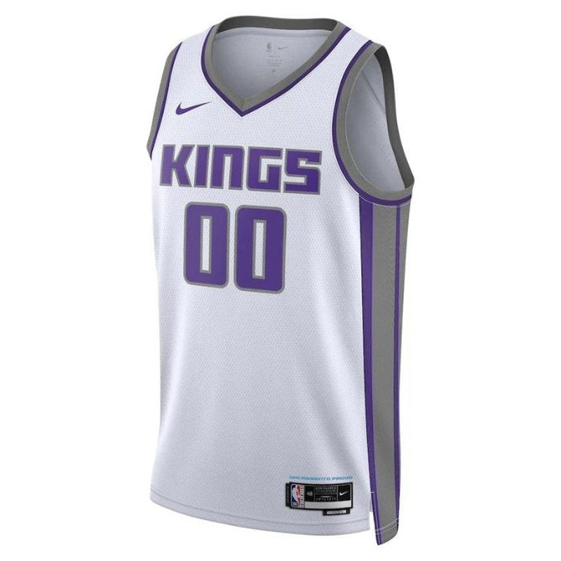 Camiseta unisex de la NBA blanca de los Sacramento Kings 2023 - Edición Asociación 