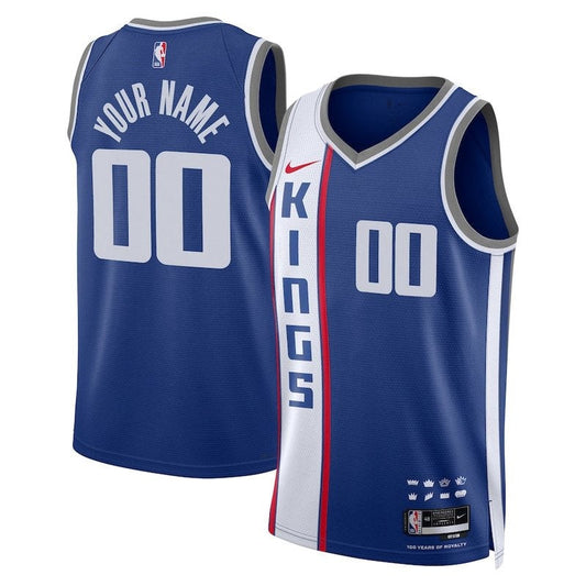 Camisa NBA Sacramento Kings Unissex 23/24 - Azul - Edição City 