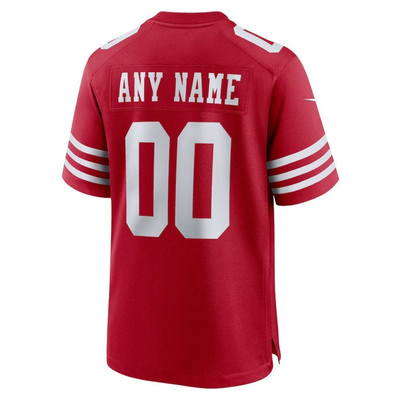 San Francisco 49ers - Camisa NFL personalizada Scarlet 