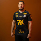 Santos Training 2025 All Sponsors Black/Yellow - Jersey