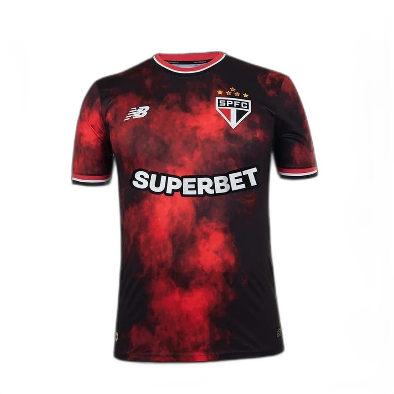 Camiseta negra conmemorativa del Sao Paulo 24/25 (versión jugador) 